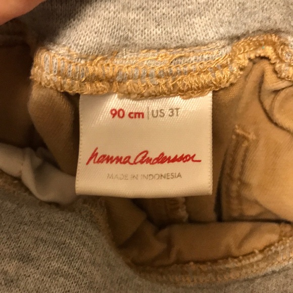 Set of 3 Hanna Andersson khaki pants 3T - Picture 7 of 13